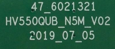 T-CON PARA TV SONY BRAVIA / NUMERO DE PARTE 44-9771568A / 47_6021321 / 449771568A / HV650QUBN9L / E88441 / HV550QUB_N5M_V02 / PANEL YSBM065CNO01 / DISPLAY HV650QUB-N9L / MODELO KD-65X80J / KD65X80J / KD-65X75K / KD65X75K - Imagen 3